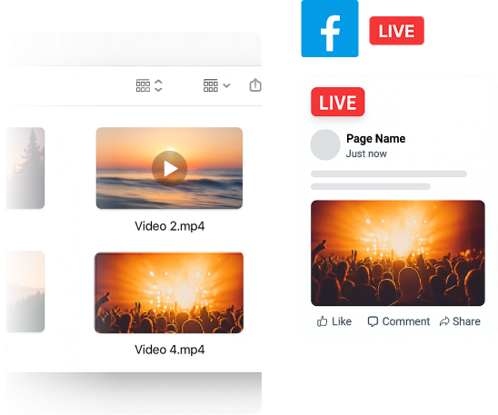 multistream to facebook live and youtube live simultaneously